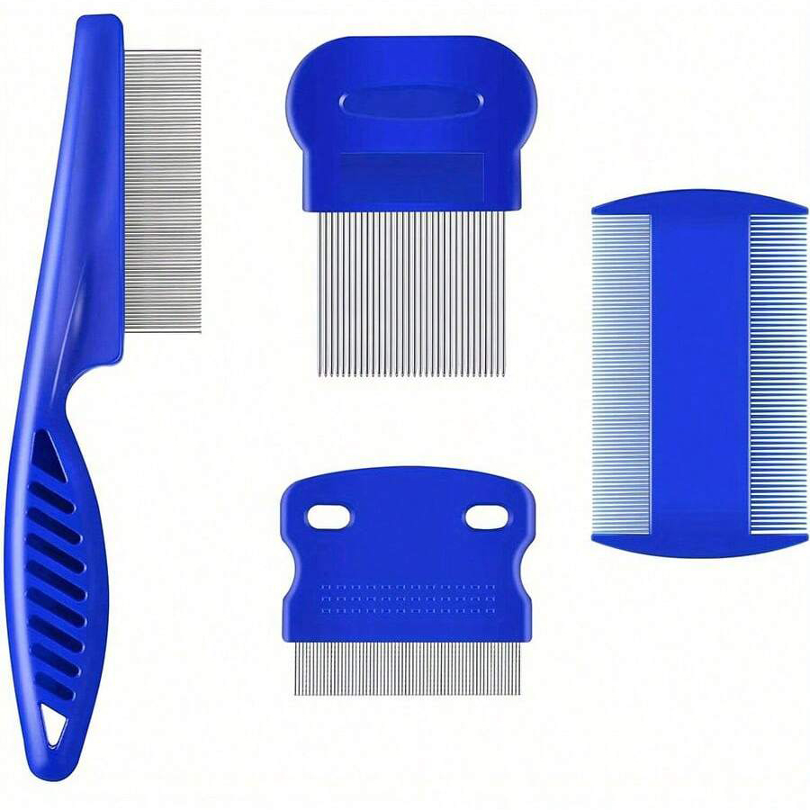 Comb Fine Tooth - 4Pcs/6Pcs Pet Comb Flea Comb Fine-Toothed