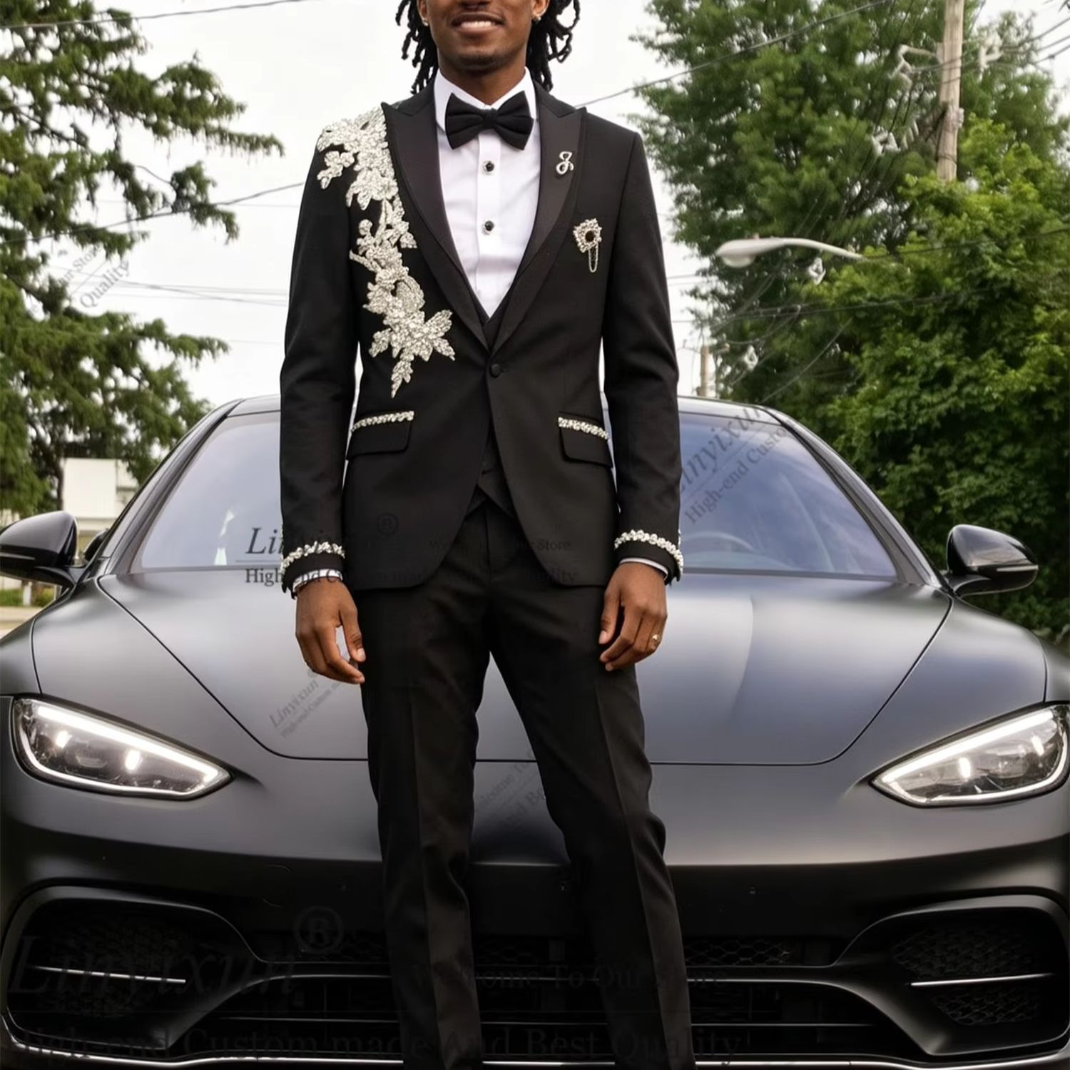 Young Men'S Grooming - Fashion Young man Men Suits Sparkling