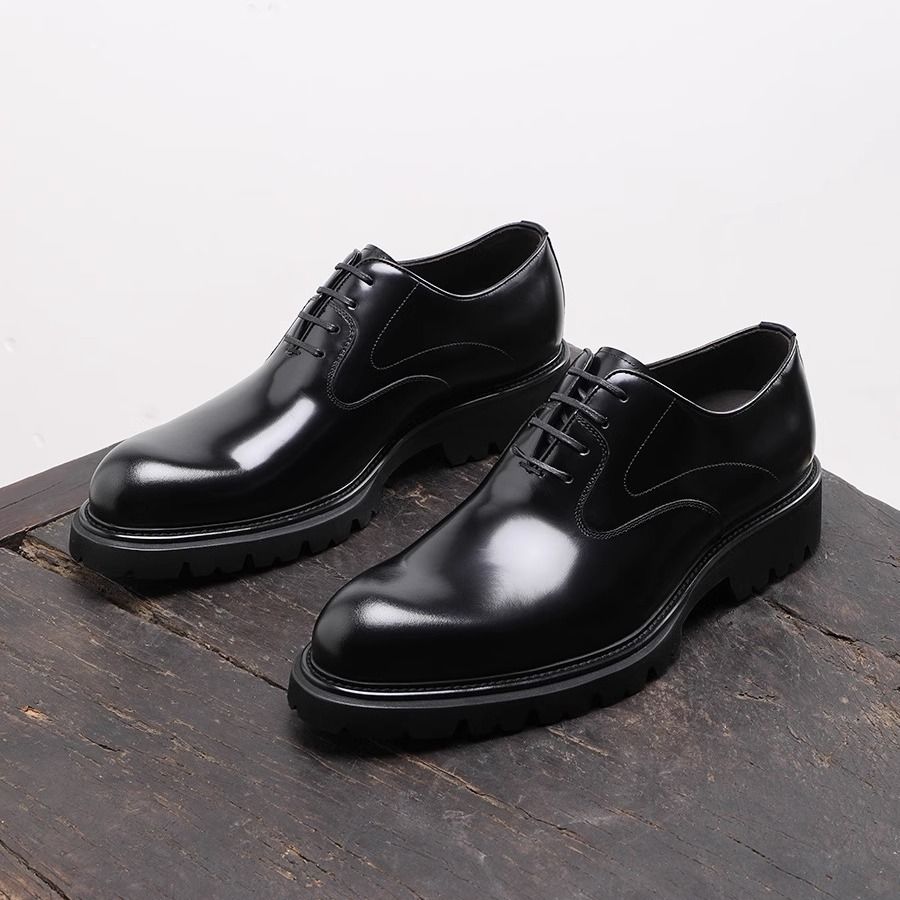 Young Men'S Grooming - 2025 Men Casual Leather British Style