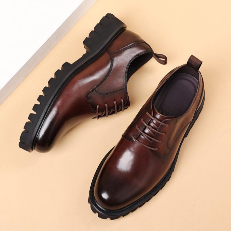 Young Men'S Grooming - British Style Genuine Leather Oxford Shoes