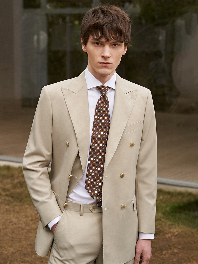 Young Men'S Grooming - 30% Wool Men Suits Set Blazer