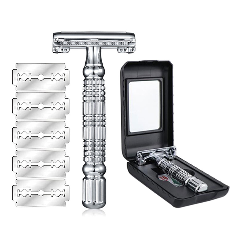 Straight Razor Safety - Butterfly Double Edge Safety Razor Shaver