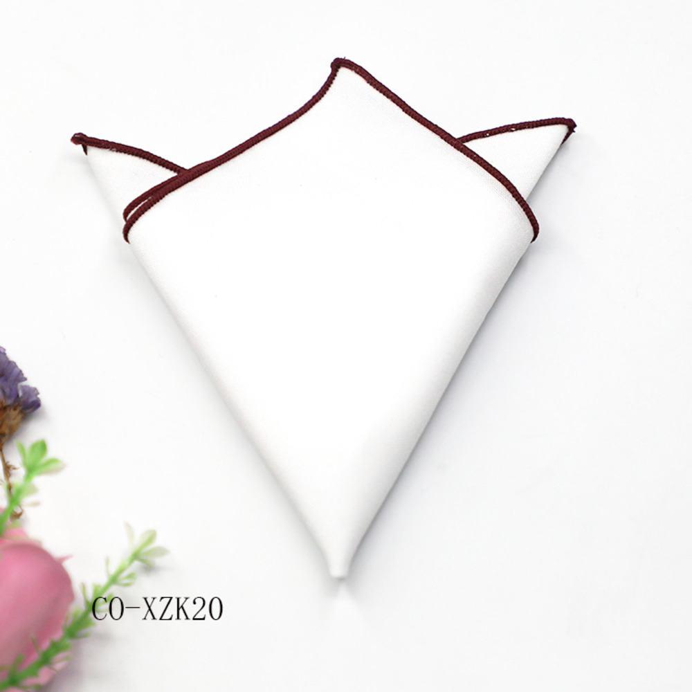 Solid Striped Brown Pocket Squ - Men'S Grooming For Wedding ulasan dan harga