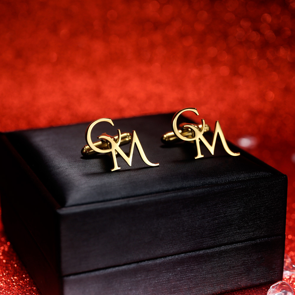 Tangula Custom Initials Cuffli - Men'S Grooming For Wedding ulasan dan harga