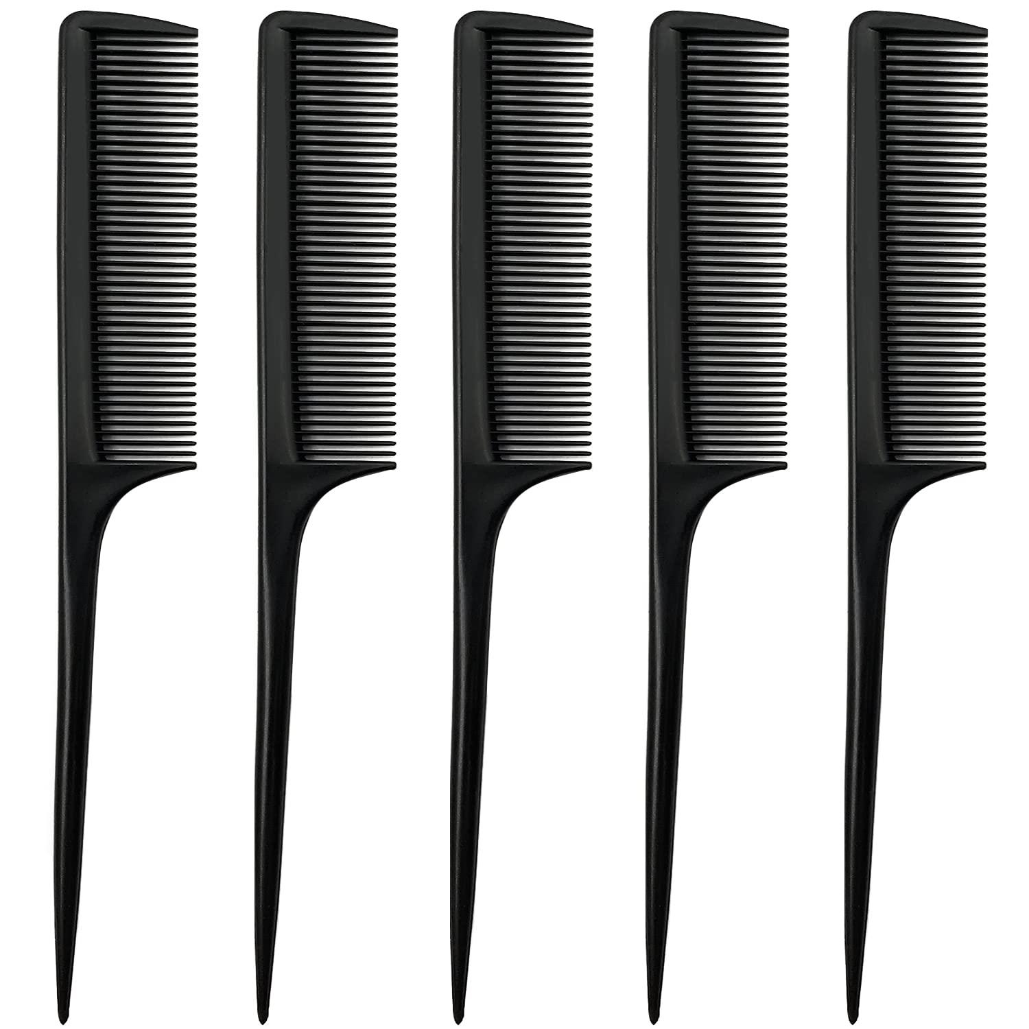 1/5PCS Rat Tail Fine Tooth Com - Comb Fine Tooth ulasan dan harga