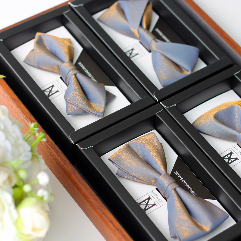 Silk bow tie wedding male groo - Men'S Grooming For Wedding ulasan dan harga