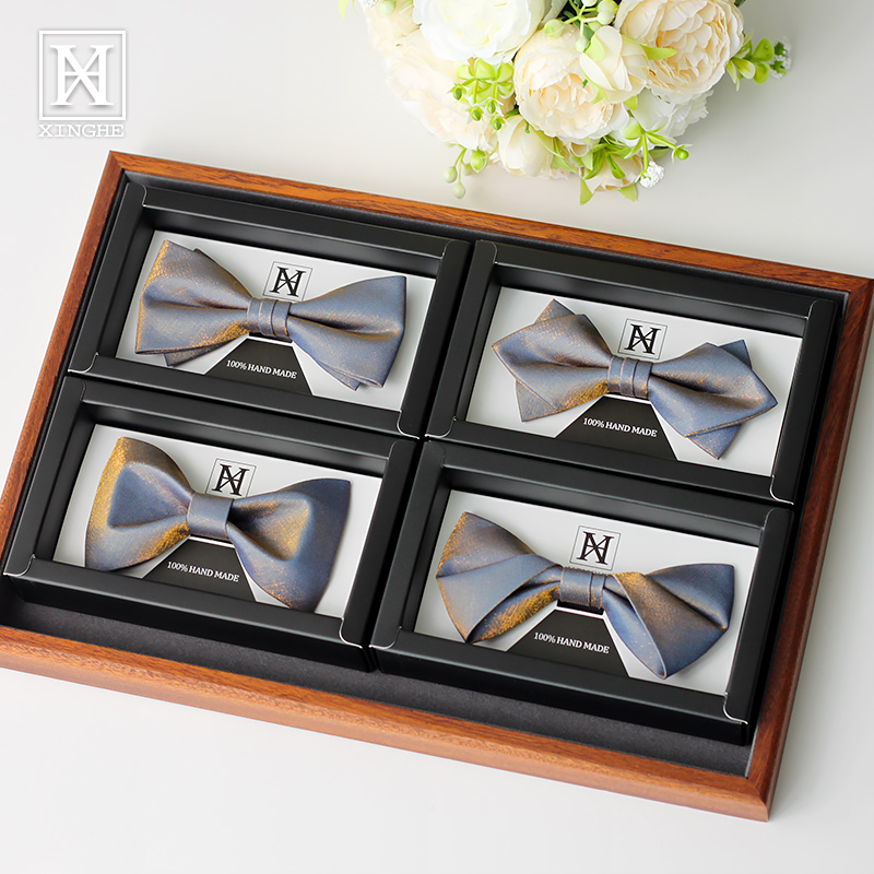 Silk bow tie wedding male groo - Men'S Grooming For Wedding ulasan dan harga