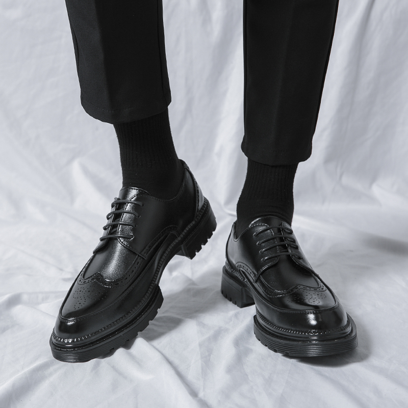New leather shoes for young me - Young Men'S Grooming ulasan dan harga