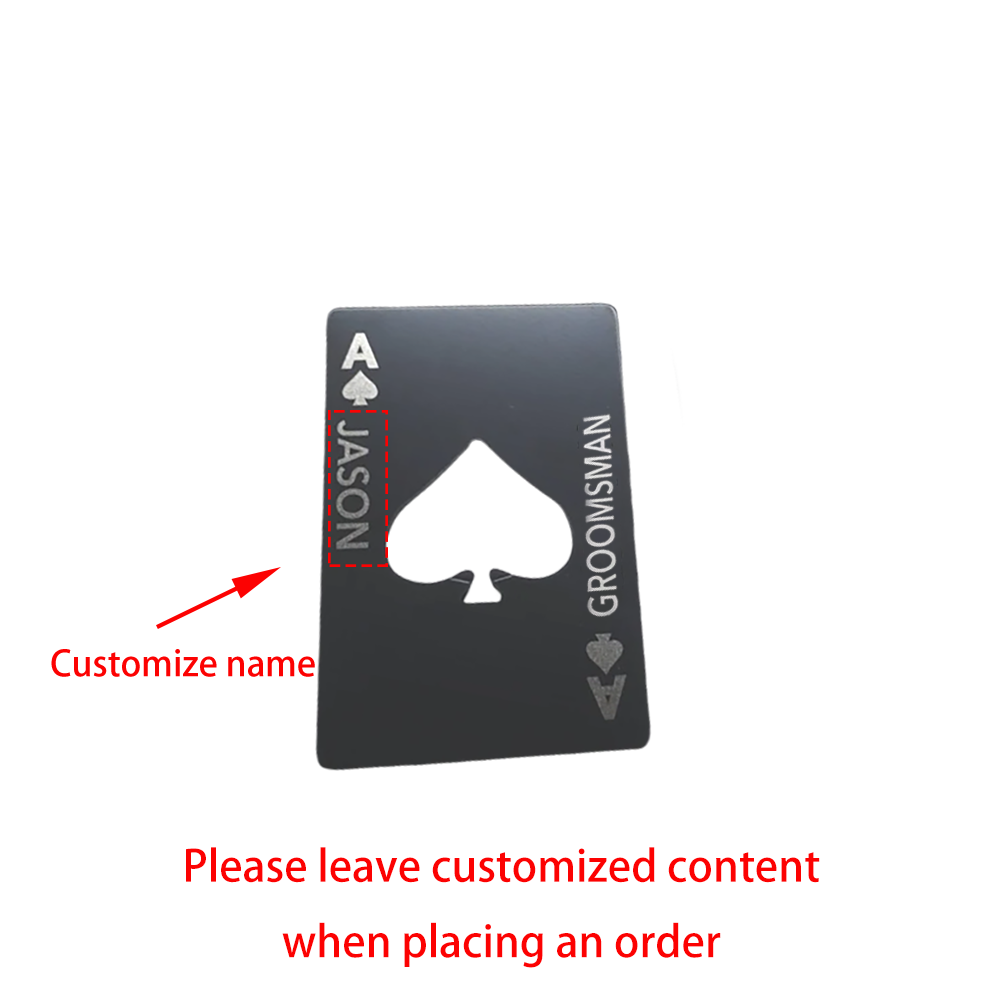 Custom Ace of Spades Groomsmen - Men'S Grooming For Engagement ulasan dan harga