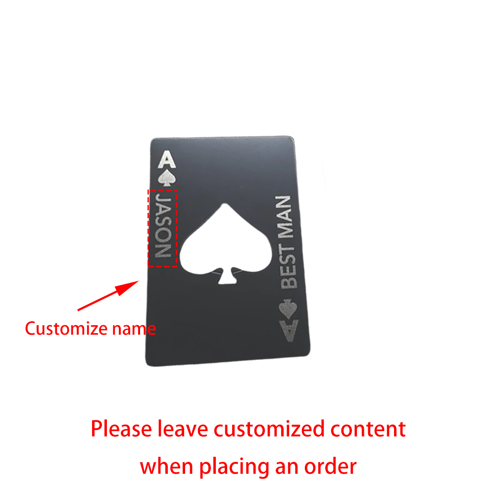 Custom Ace of Spades Groomsmen - Men'S Grooming For Engagement ulasan dan harga