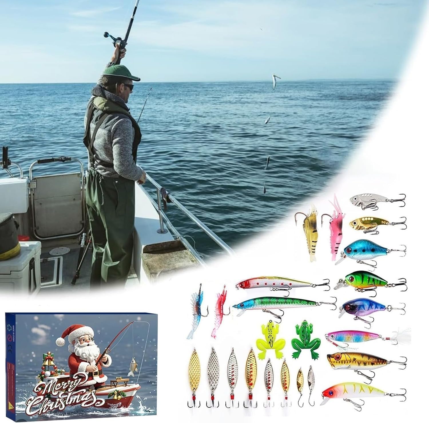 Advent Calendar Fishing Christ - Mens Grooming Advent Calendar ulasan dan harga