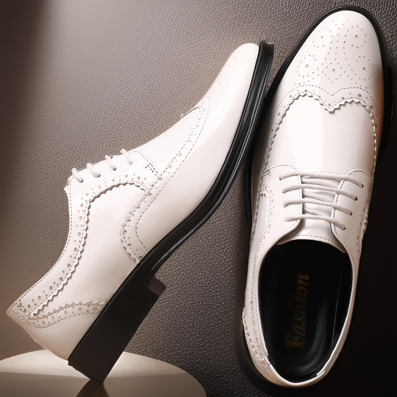 Glossy Patent Leather Brogue P - Young Men'S Grooming ulasan dan harga