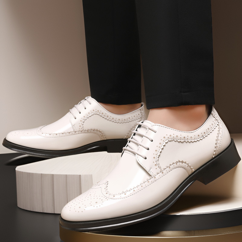 Glossy Patent Leather Brogue P - Young Men'S Grooming ulasan dan harga