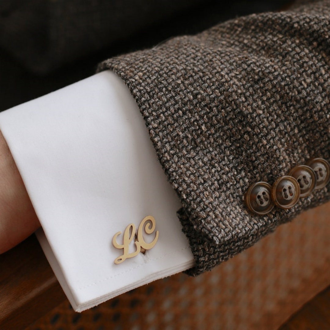 Custom Name Cufflinks for Men  - Men'S Grooming For Wedding ulasan dan harga