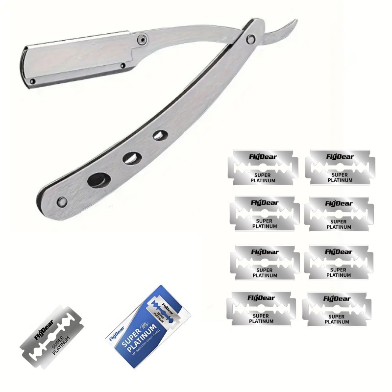 Hair Removal Knife Men Shaves  - Straight Razor Safety ulasan dan harga