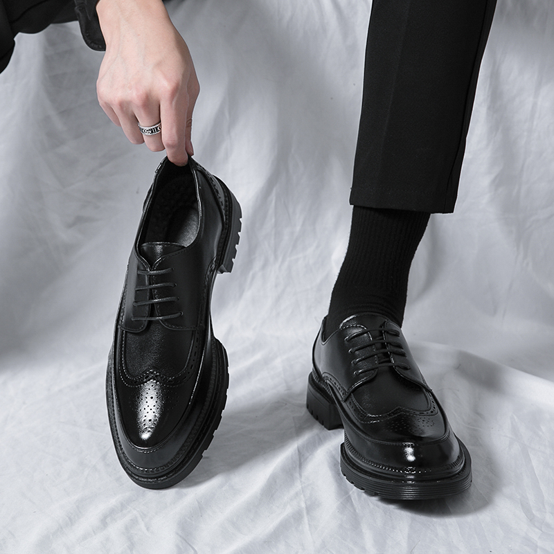New Leather Shoes for Young Me - Young Men'S Grooming ulasan dan harga