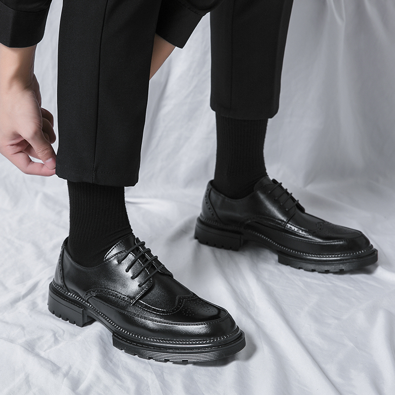 New Leather Shoes for Young Me - Young Men'S Grooming ulasan dan harga