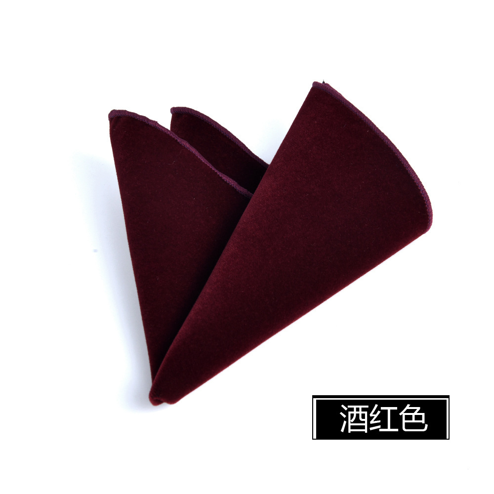 23cm Men's Velvet Pocket Squar - Men'S Grooming For Wedding ulasan dan harga