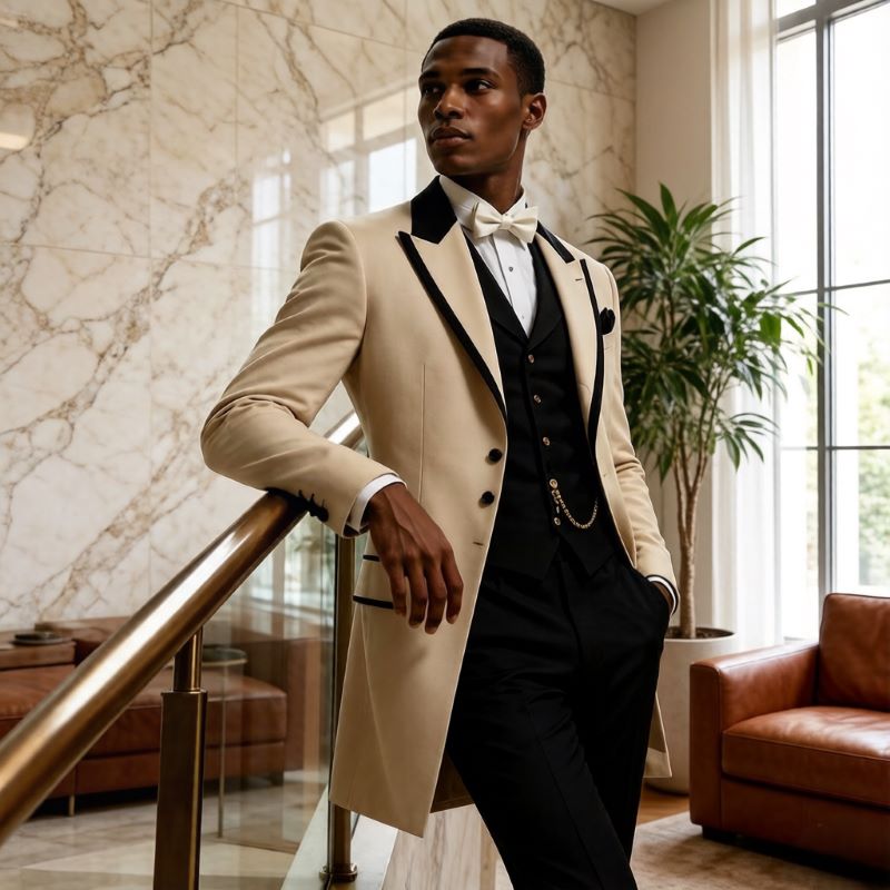 3 Pcs Wedding Suits for Men Sl - X Men Grooming ulasan dan harga