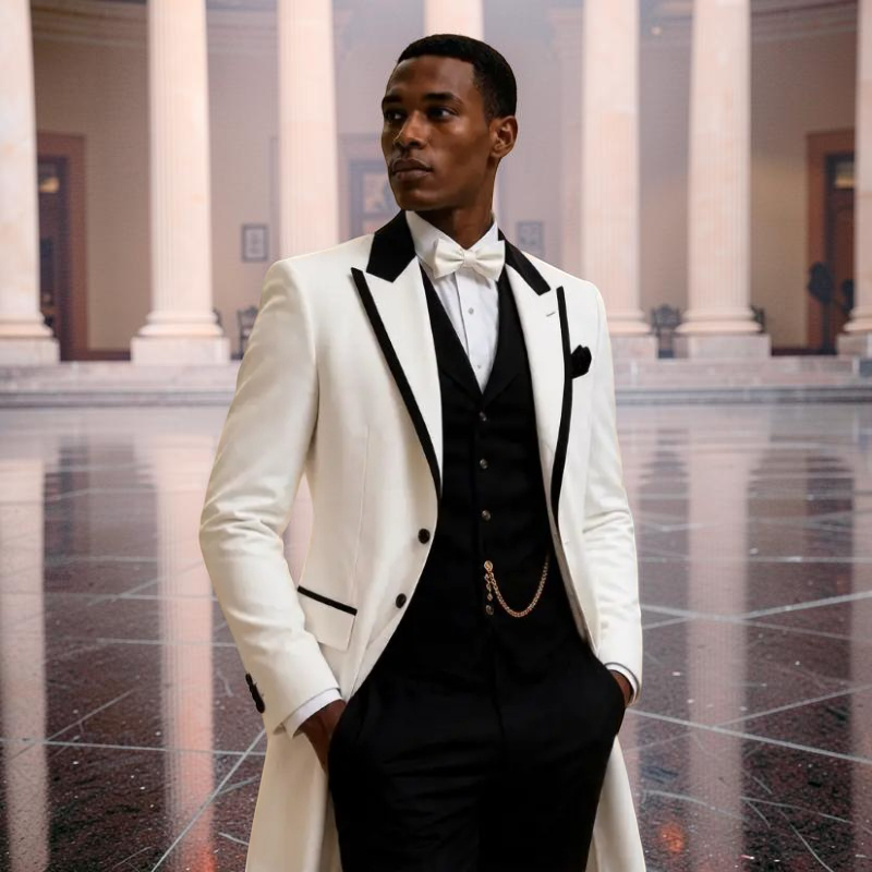 3 Pcs Wedding Suits for Men Sl - X Men Grooming ulasan dan harga