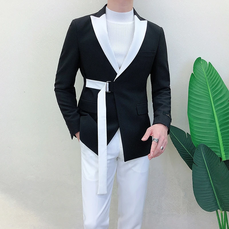 Fashion Slim Fit Men Suit 2 Pi - Young Men'S Grooming ulasan dan harga