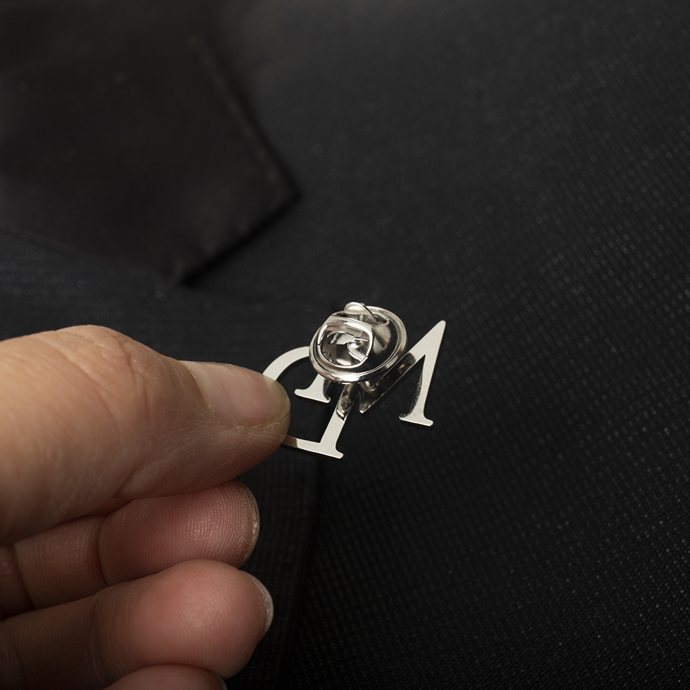 Tangula Custom Initials Brooch - Men'S Grooming For Wedding ulasan dan harga