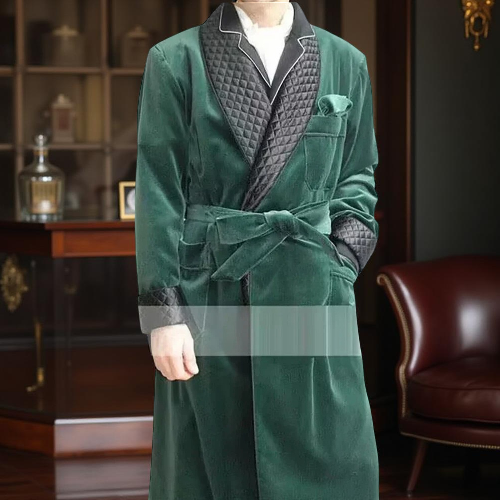 Velvet Smoking Long Men Jacket - X Men Grooming ulasan dan harga