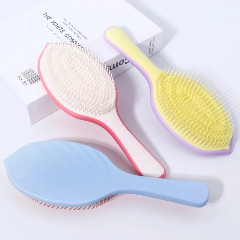 1pcs Leaf Shaped Fine Toothed  - Comb Fine Tooth ulasan dan harga