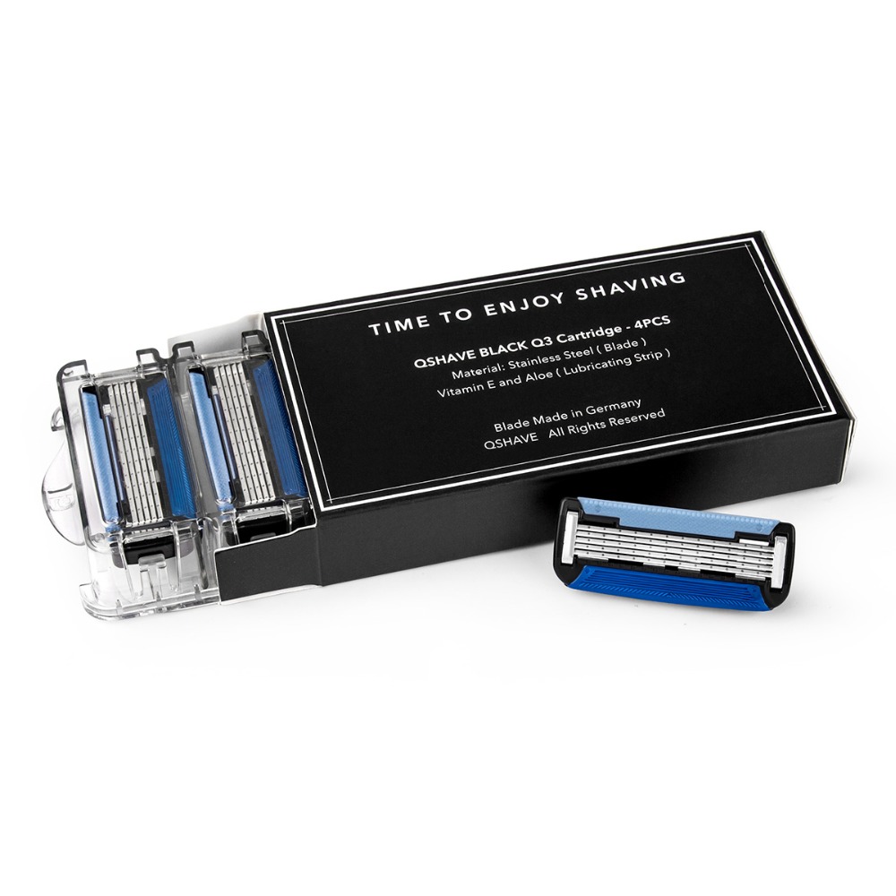Qshave Black Spider Man Manual - Straight Razor Safety ulasan dan harga