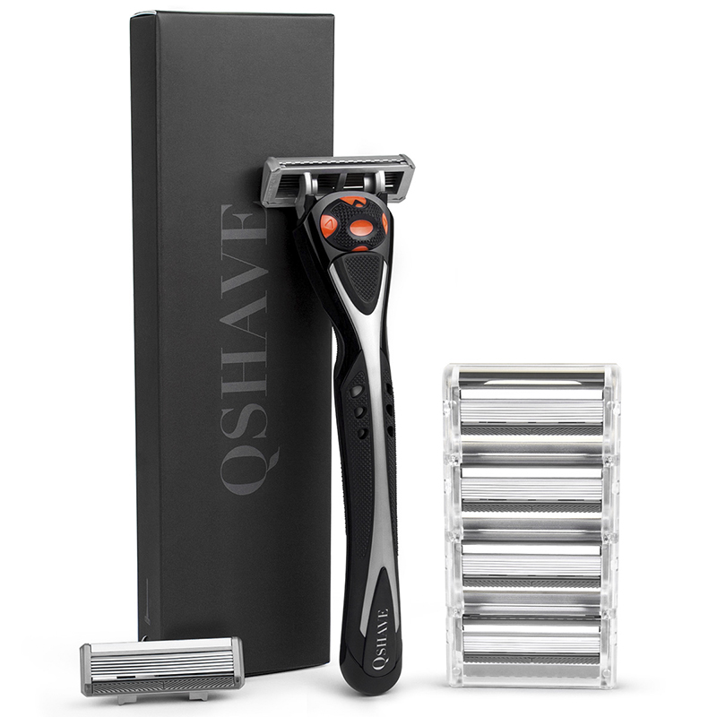 QSHAVE Black Spider Man Manual - Straight Razor Safety ulasan dan harga