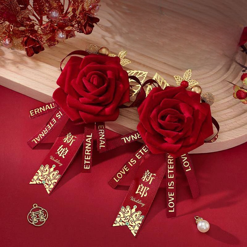 Wedding Chest Flower Full Set  - Men'S Grooming For Wedding ulasan dan harga