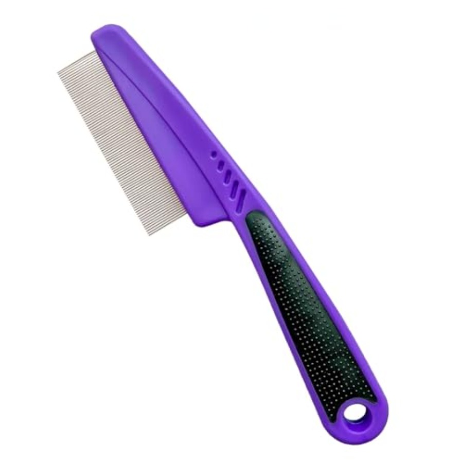 Flea Comb with Rubber Handle,  - Comb Fine Tooth ulasan dan harga